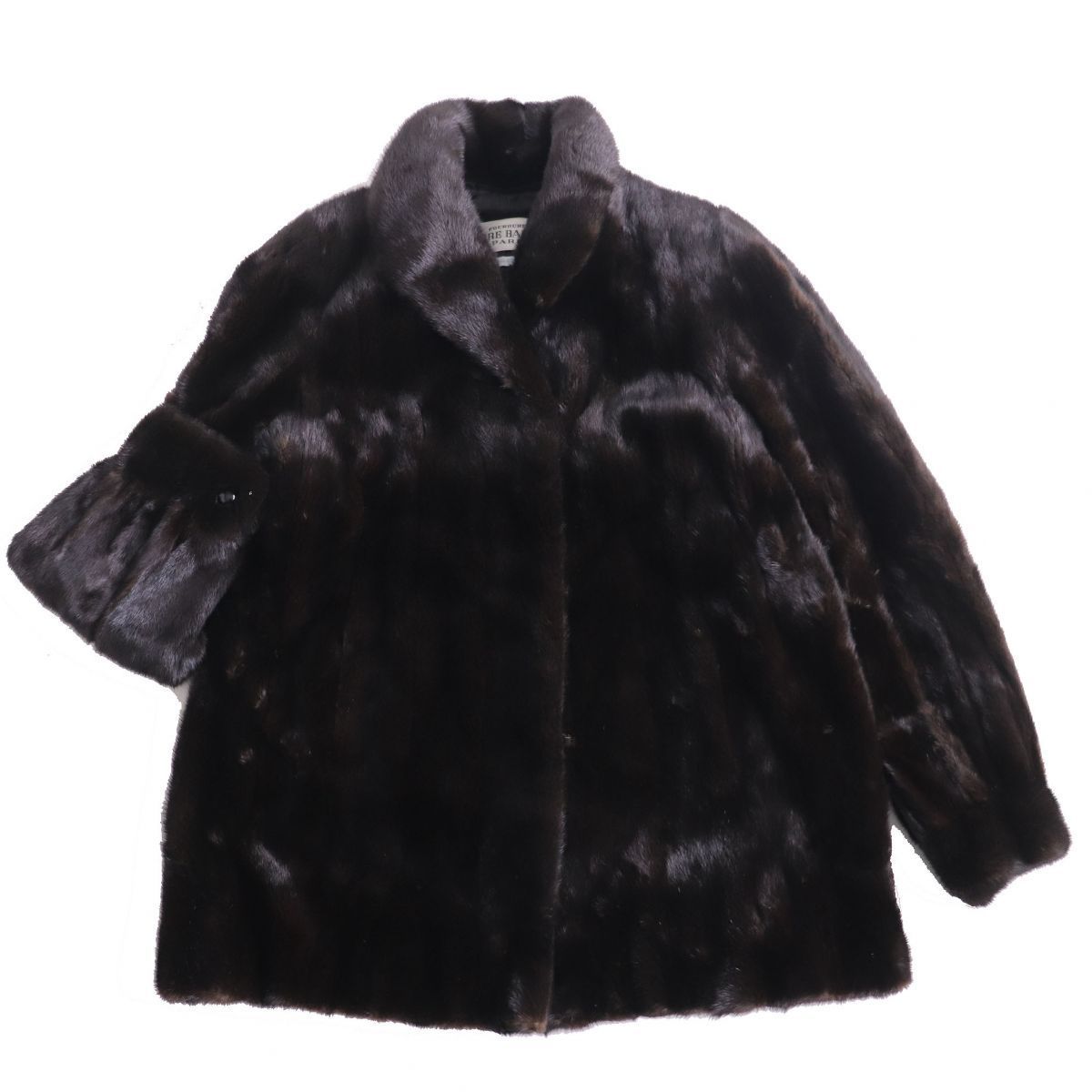 極美品☆PIERRE BALMAIN MINK ピエールバルマン ミンク 本毛皮コート 