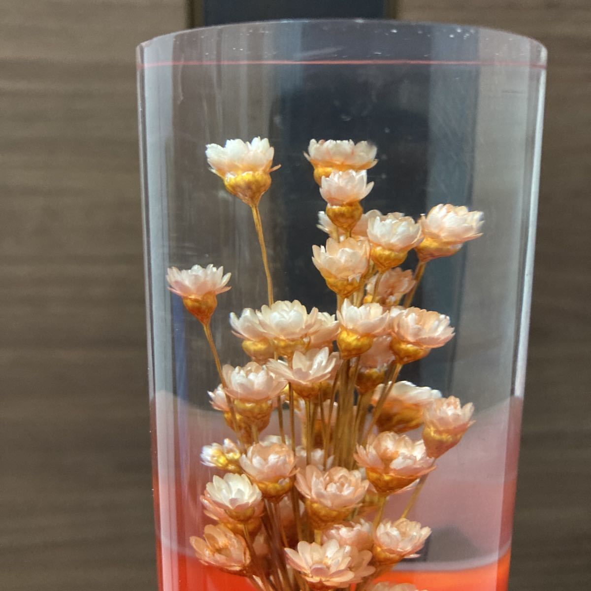 100円スタート！ ゴールドキング 柱灯 水中花 赤 レトロ デコトラ 