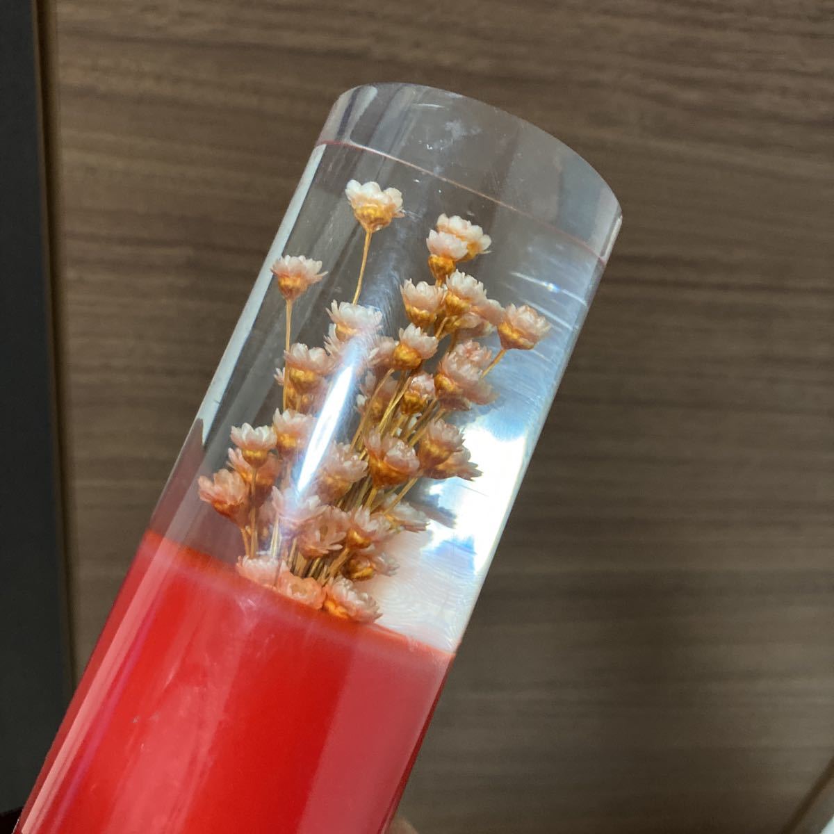 100円スタート！ ゴールドキング 柱灯 水中花 赤 レトロ
