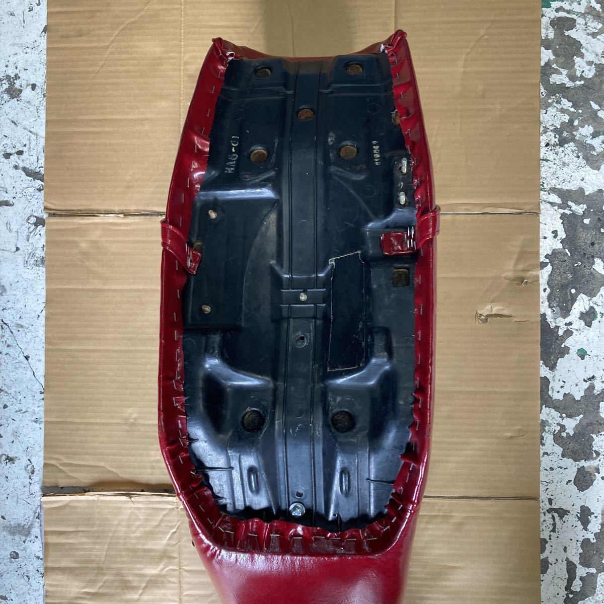 GT380川口三段シート45センチ当時物 当時物 川口 三段シート GT380