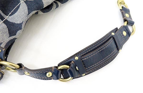 COACH/コーチ ビッグシグネチャー ショルダーバッグ 12578 デニム
