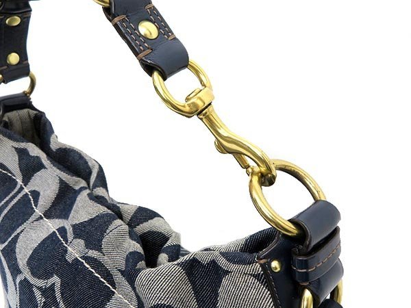 COACH/コーチ ビッグシグネチャー ショルダーバッグ 12578 デニム