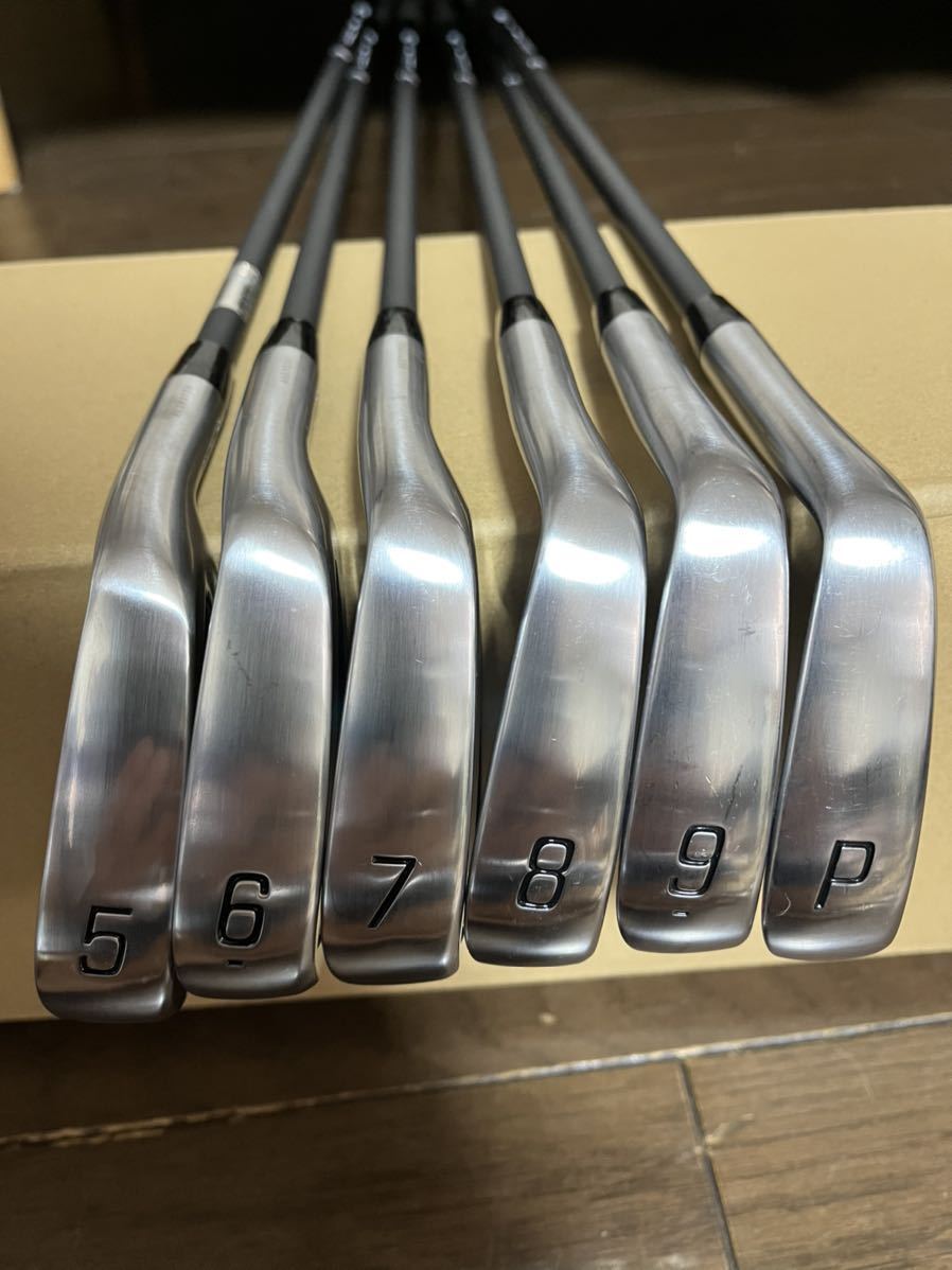 超美品】ブリジストンTOUR B 202CBP アイアン 5i-PW 6セット 純正 