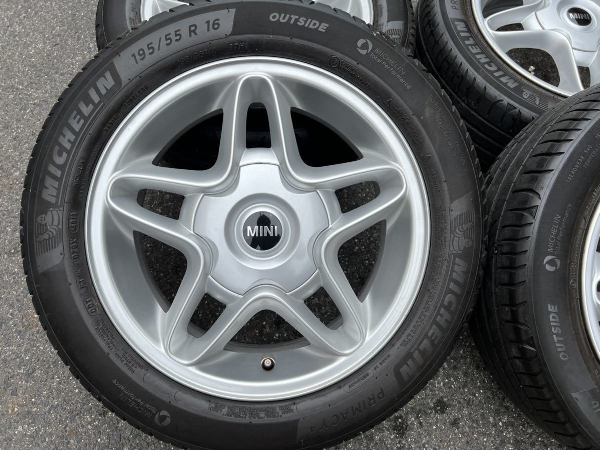 MINI R56 純正 16インチ ホイール 195/55R16 ミシュラン バリ山 純正 
