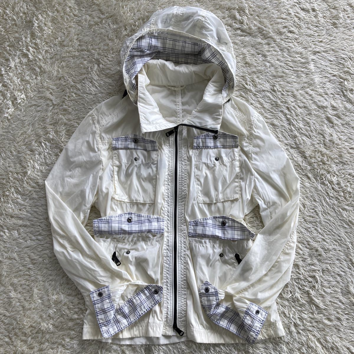 希少LLサイズ!! バーバリーブラックレーベル BURBERRY BLACK LABEL 