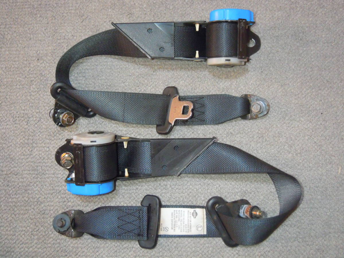SALE，100%新品 日産 シルビア 13 S13 PS13 K'S 後期 SR20DET MT 純正 リヤ リア シートベルト 左右 セット 内装 パーツ 検 RPS13 180SX 等 ロック欠品(日産用)｜売買されたオークション情報、yahooの商品情報をアーカ 日産用