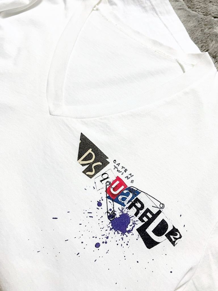 最安値，大得価 正規 Dsquared2 ディースクエアード Tシャツ Vネック(Sサイズ以下)｜売買されたオークション情報、yahooの商品情報をアーカイブ公開 - オークファン 男性用