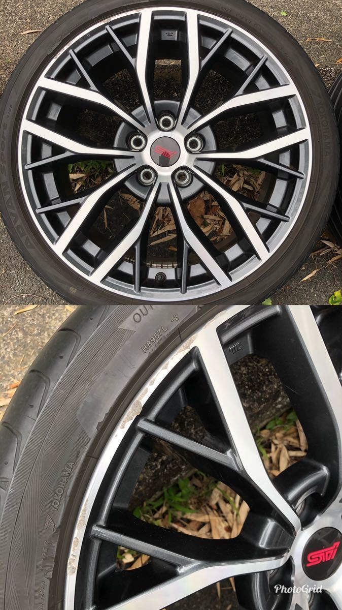 VAB 後期 WRX STI type S アルミホイール スバル