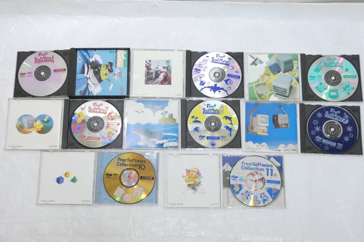 2100T/FM TOWNS CD-ROM ソフト まとめてフリー ソフトウェア 