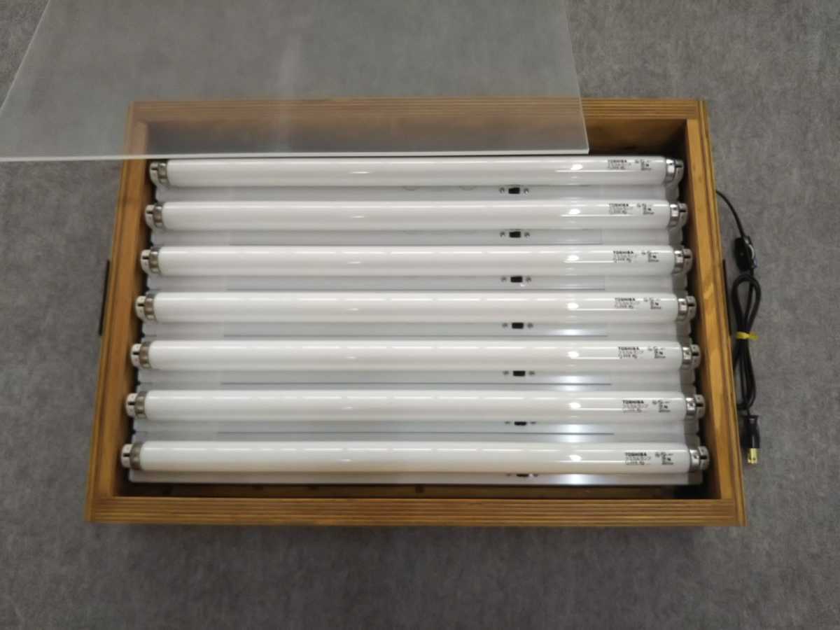 ○限定1台 露光機 製版機 20W×7灯 50/60Hz 両地域対応 電子点灯仕様(即 
