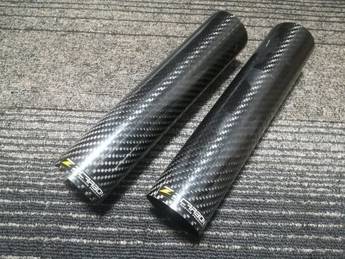 ZETA カーボン　フォークラップ　D-TRACKER KLX フォークラップ Z-CARBON Zカーボン フォークガード フォークブーツ