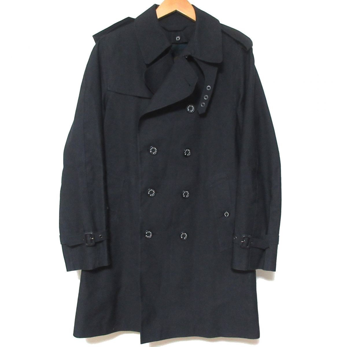 マッキントッシュ MACKINTOSH トレンチコート 38 ネイビー G6611