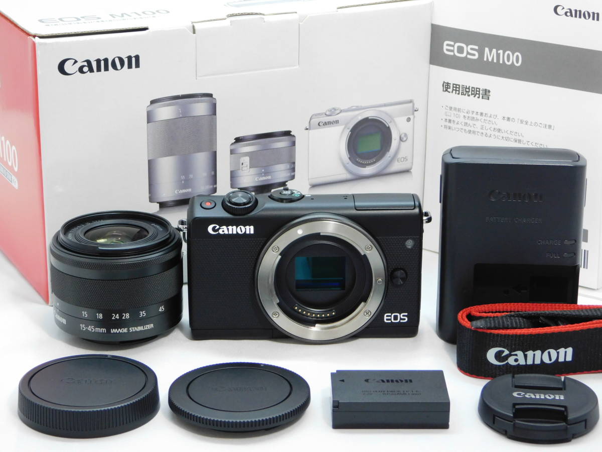 EOS M100 Canon - Camera | w⁄ 15-45mm Review Mirrorless com camera