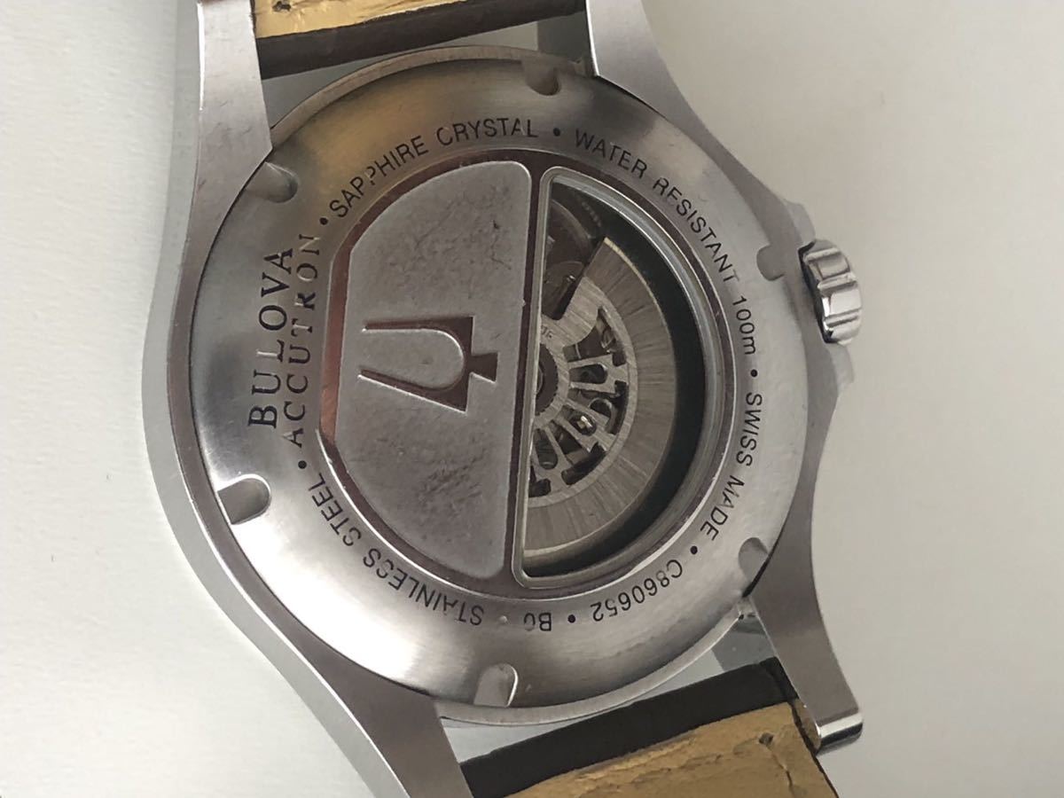 BULOVA ブローバ スケルトン C860652 AUTO 自動巻 オートマ Men 