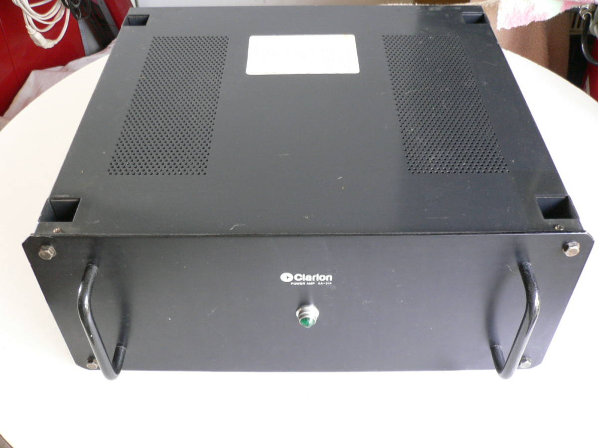 オーディオアンプ AC100V 車載PAアンプ AA-214M DC12V〔50W×4ch]200W仕様 カー