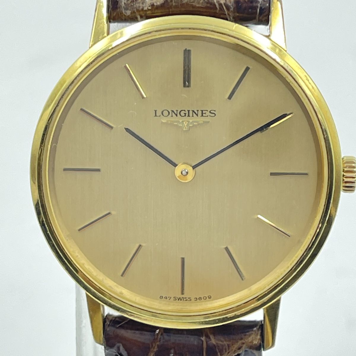 P194-A34-323◎ 稼働 LONGINES ロンジン 手巻き 腕時計 847 3609 