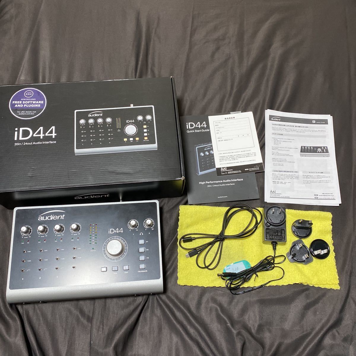 iD44 | audient Audio Audient Interface USB MkII オーディオ