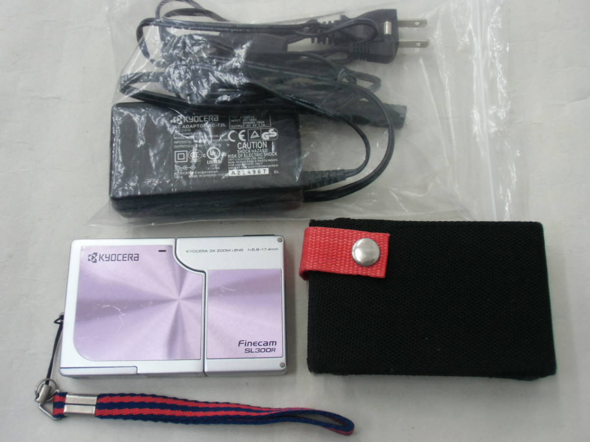 Yahoo!オークション - 希少 KYOCERA Finecam SL300R ピンク 京セラ