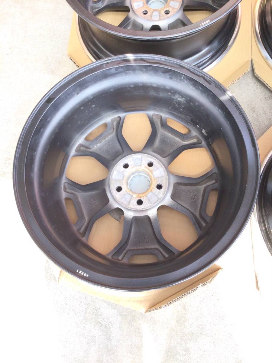 XV GP系 17インチ 5H SUBARU PCD100 4本 純正ホイール スバル純正 0 7J