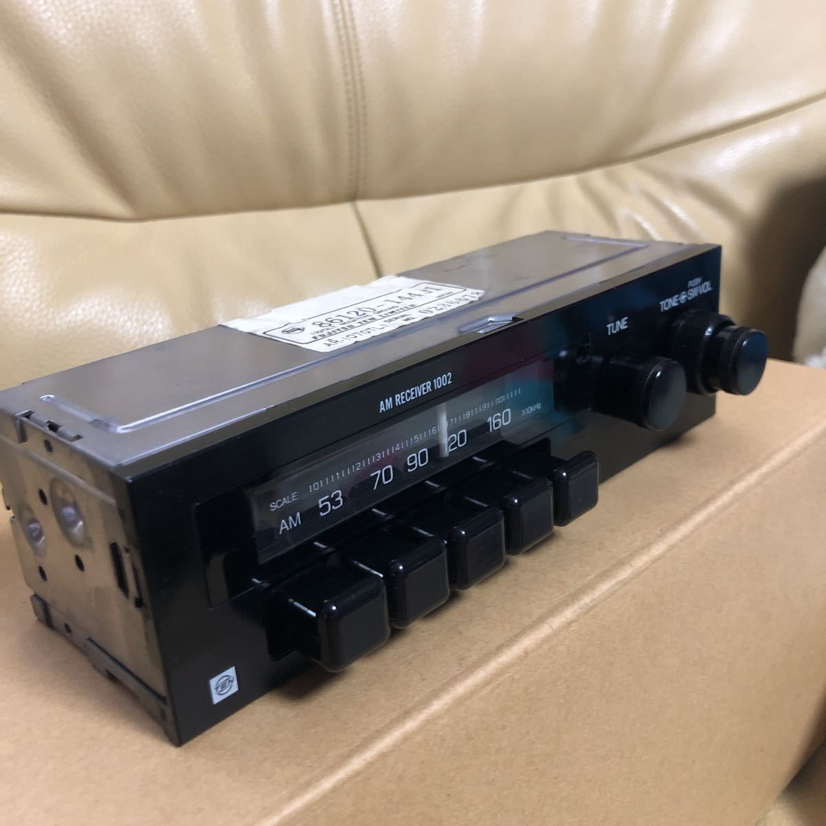 当時物] AE86 トヨタ純正 オーディオ ラジオ 富士通テン 86120-14421