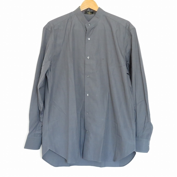 anc フェンディ FENDI 長袖シャツ 42 グレー系 イタリア製 メンズ
