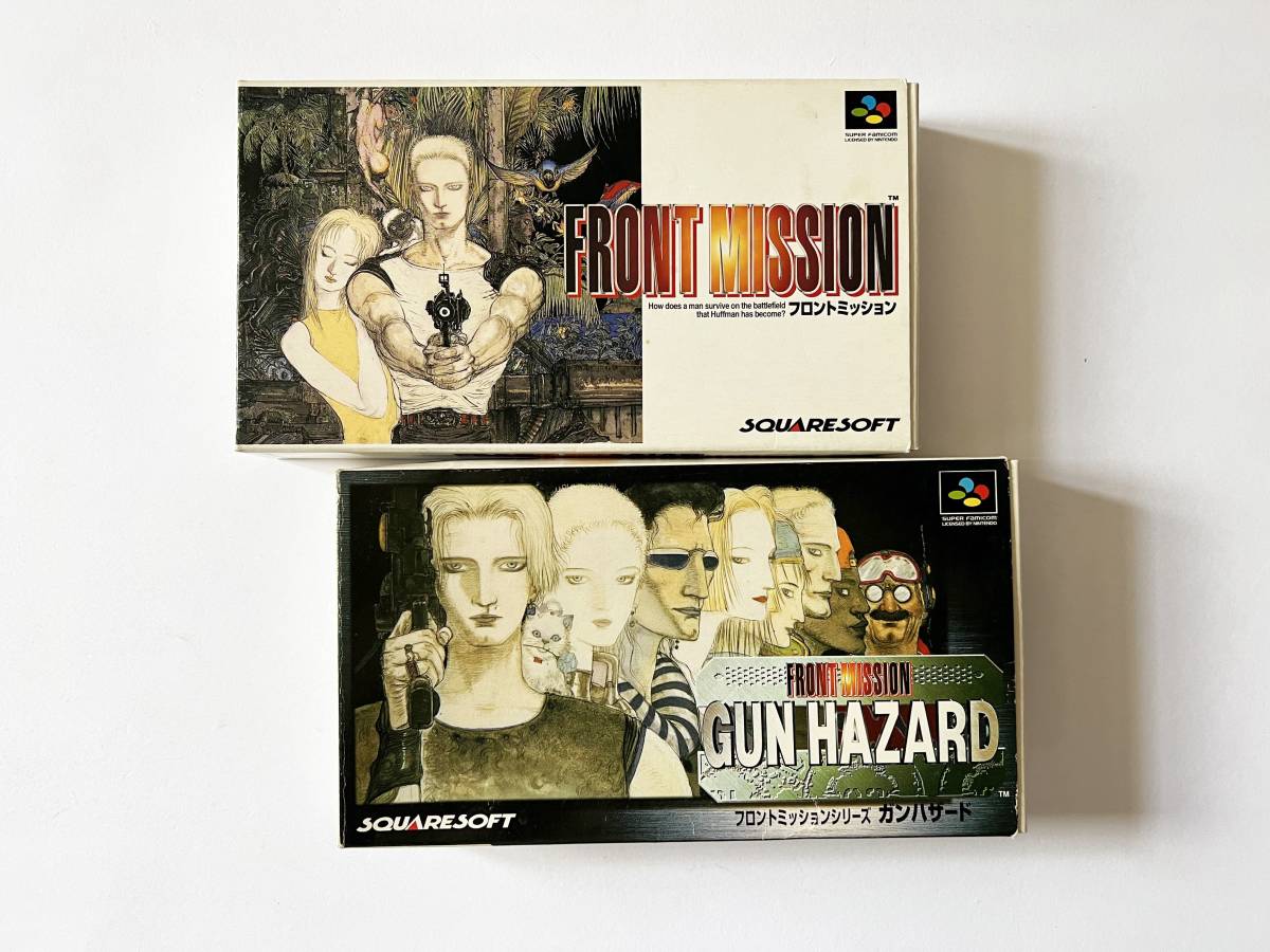 レトロ】【美品】スーパーファミコン フロントミッションガンハザード