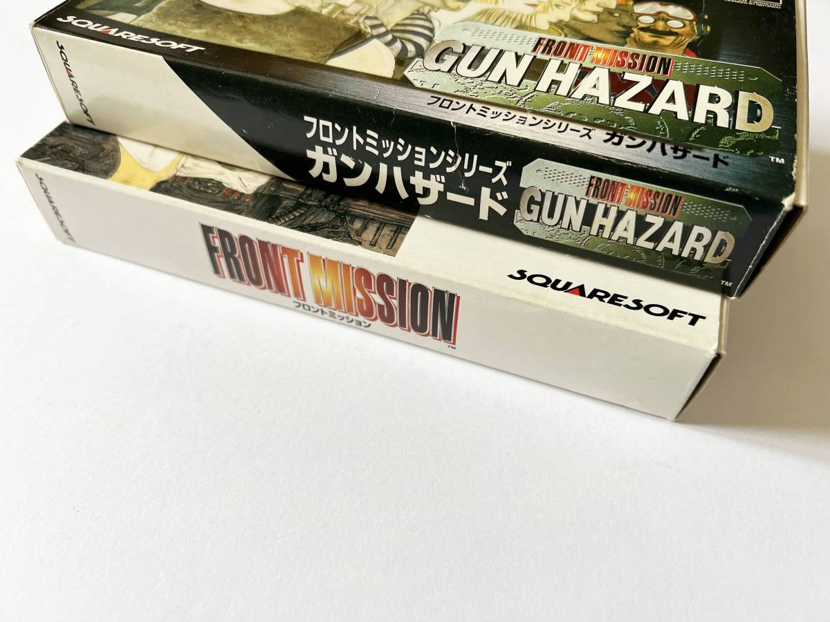 レトロ】【美品】スーパーファミコン フロントミッションガンハザード