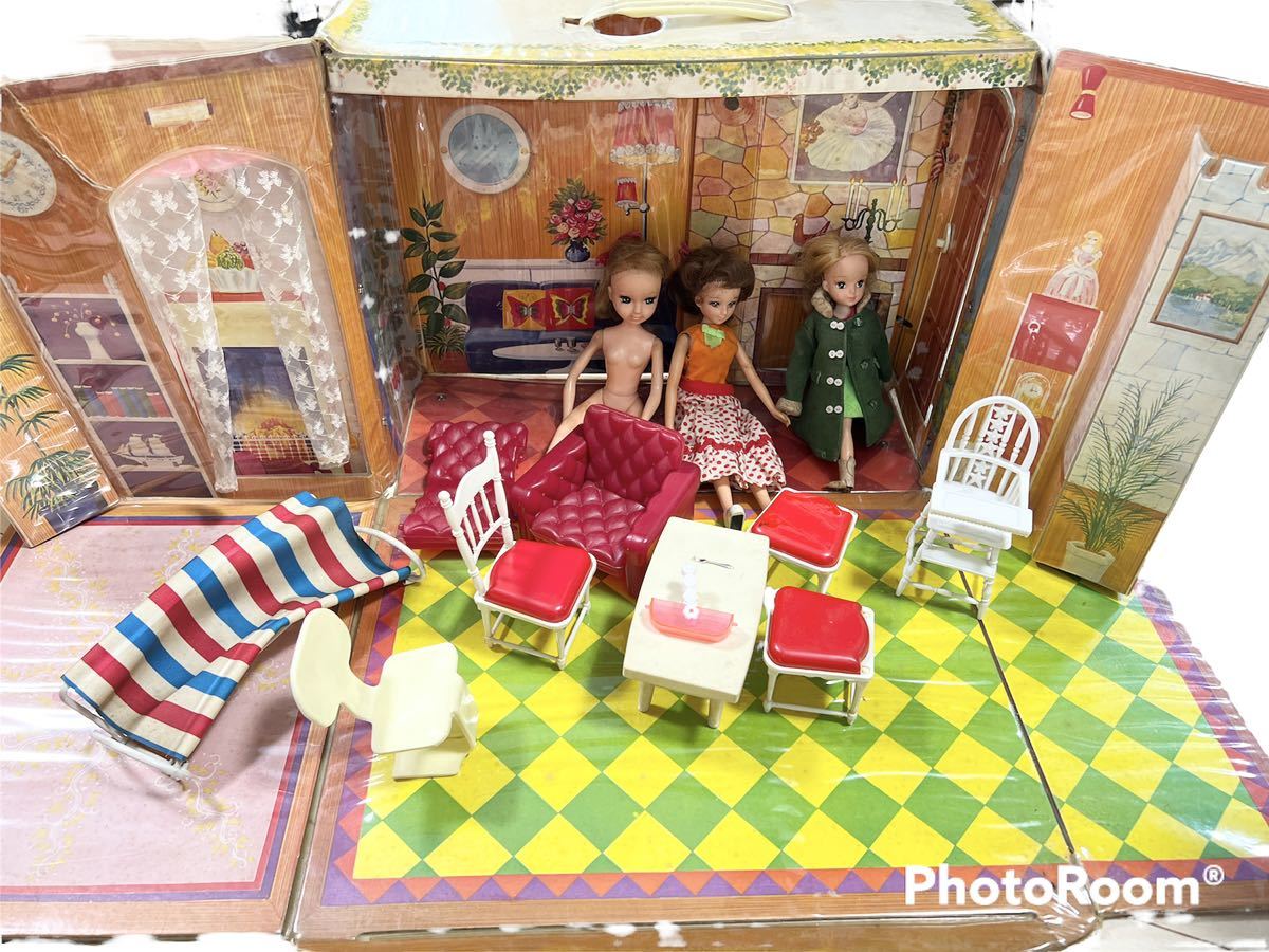 レディリカ 花のマンション ドールハウス ジャンク 着せ替え人形 リカ 
