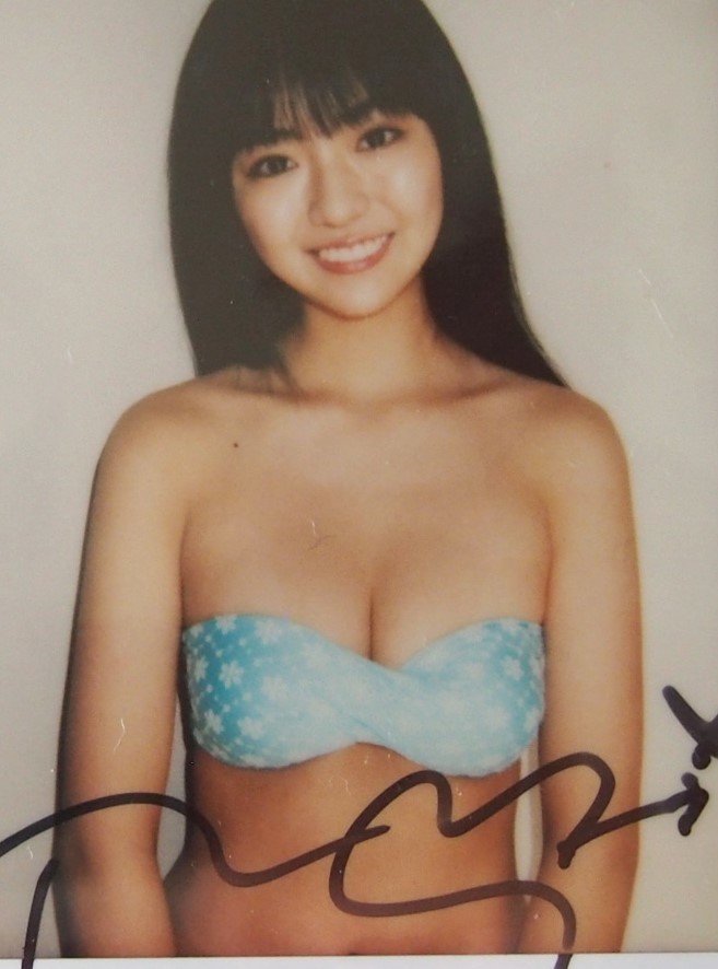 豊田ルナ 直筆サイン入りチェキ ヤングマガジン 抽プレ サイン チェキ