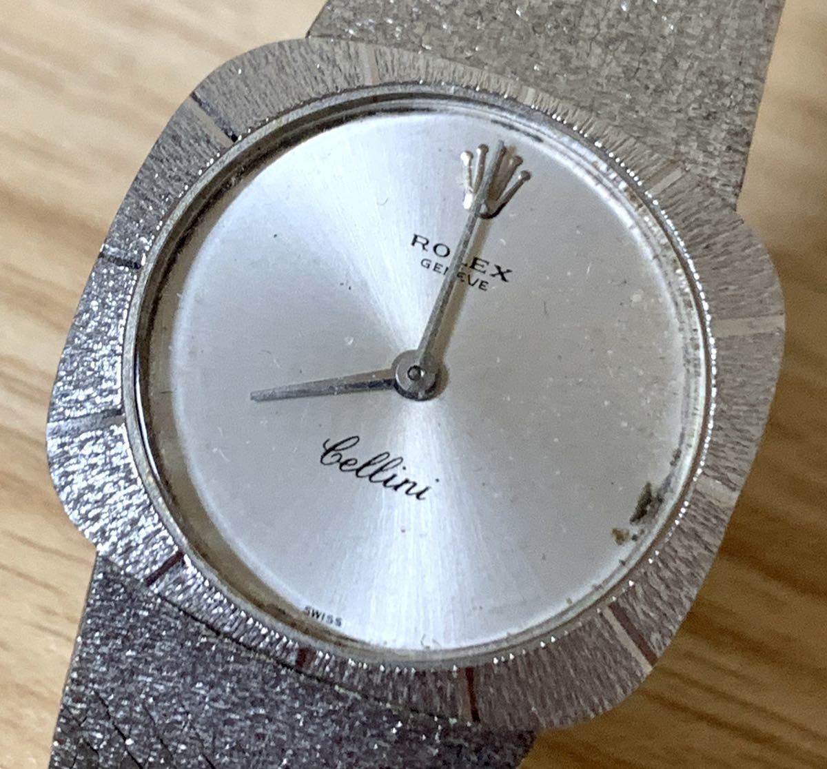 ジャンク ROLEX なく レディース 時計 cellini ? チェリーニ っぽい
