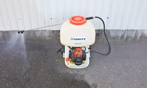 新潟】共立 背負動力噴霧器 SHRE500 タンク 15L 背負式 動噴 動散 噴霧 