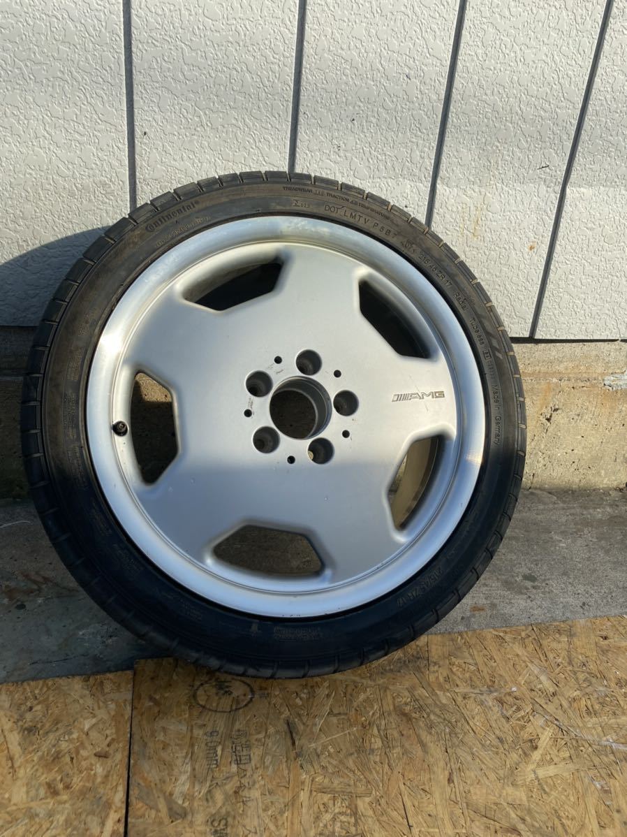 AMG ベンツ W124 純正 アルミホイール 1本 5H-112 17インチ 7.5J+35 