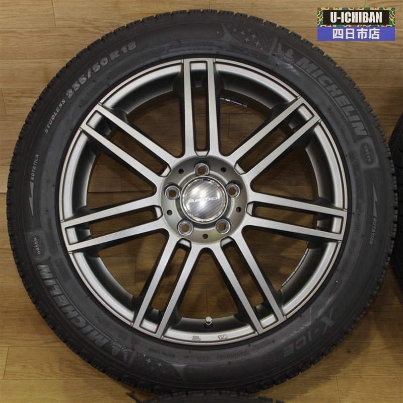 バリ溝良品 ベンツ BENZ GLA X156 235/50R18 ブリヂストン VRX 2018年 