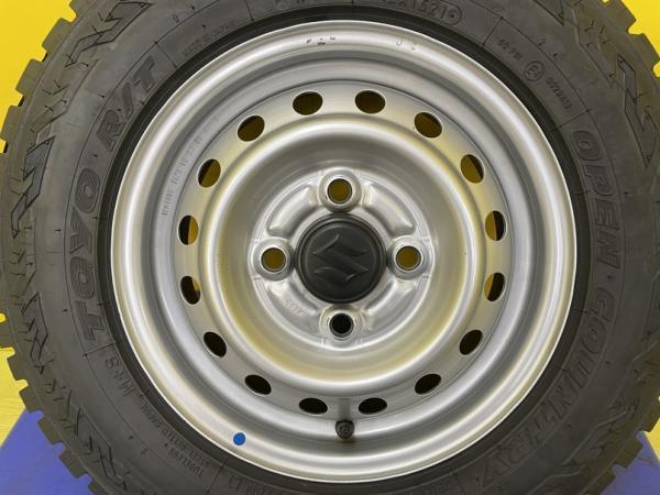 145/80R12 ゴツゴツ 軽トラ 軽バン 夏タイヤ 4本セット 中古 エブリィ 
