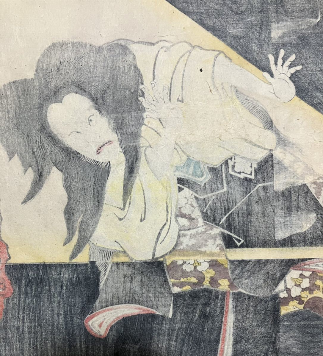 特別送料無料 歌川豊国 本物浮世絵木版画 歌舞伎絵 錦絵 大判 二枚続き 検 広重 北斎 国芳 歌麿 国貞 国周 Business Magmapos Com