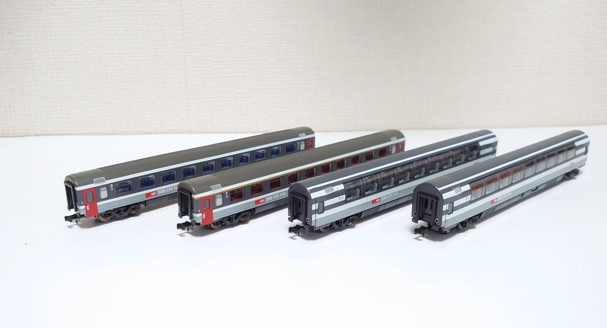 ♪ MINITRIX TRIX 13709 SBB スイス国鉄 4-Car Passenger Set NIB