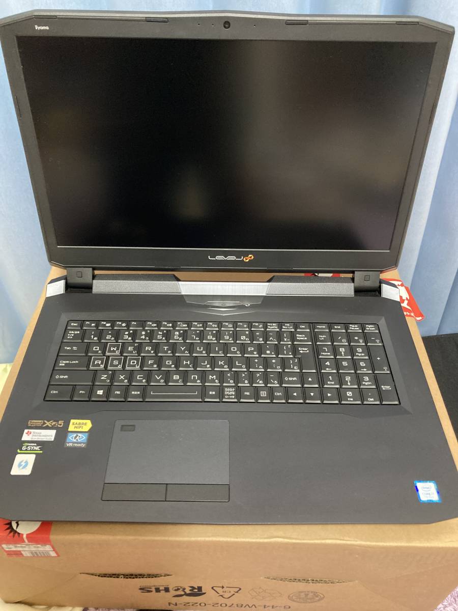 iiyama製 LEVEL∞ Core i7 7700K Mem16GB HDD1TB GTX 1080 正常動作品