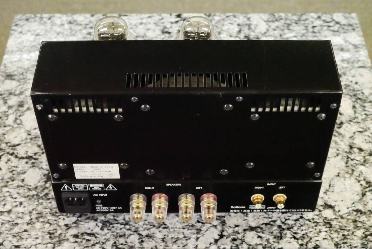 softone ソフトン model8 300Bシングル 真空管パワーアンプ これは良く