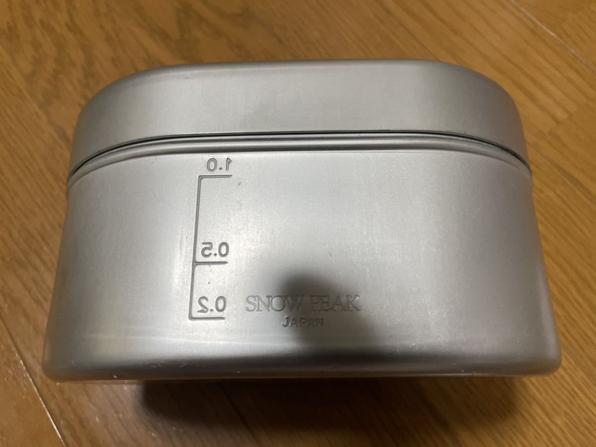 希少 激レア SNOW PEAK スノーピーク 飯盒 まな板 