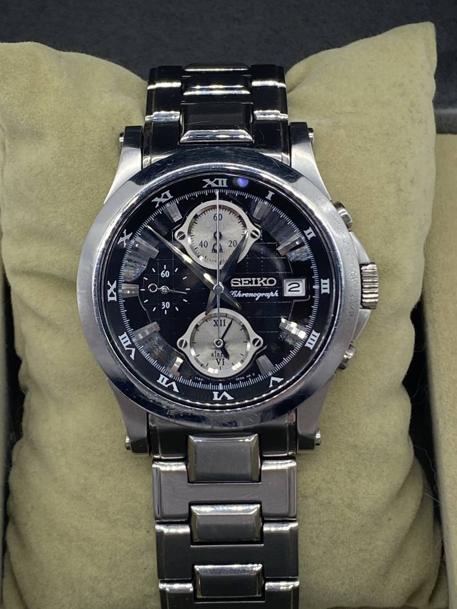 SEIKO セイコー インターナショナルコレクション メンズ腕時計 クロノ 