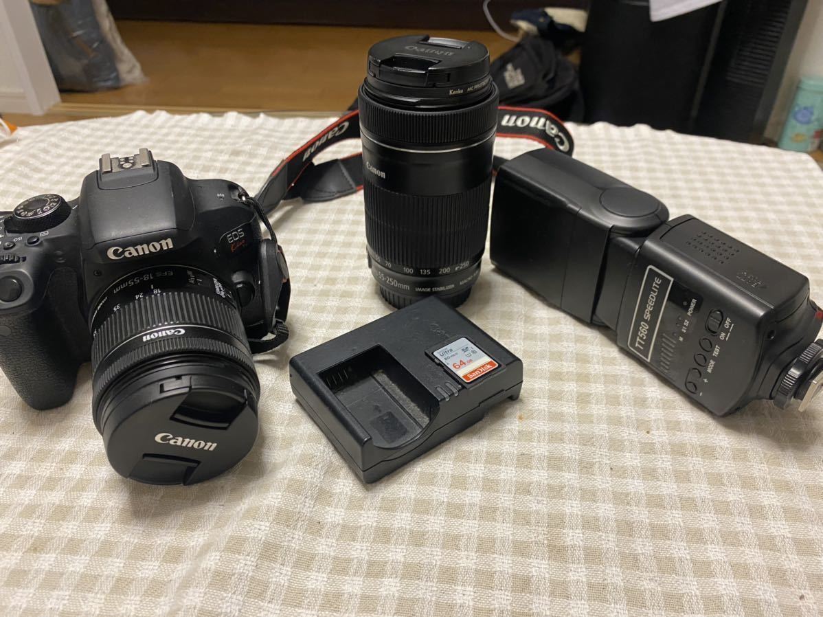 Canon EOS kiss x9i 標準&望遠ダブルレンズセット Canon EOS Kiss x9i 