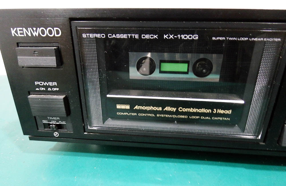 □□KENWOOD KX-1100G カセットデッキ ケンウッド 元箱付 □□KENWOOD