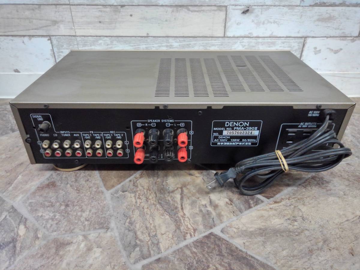 DENON PMA-390ii プリメインアンプ 綺麗 H10683(073)-802⁄OS3000