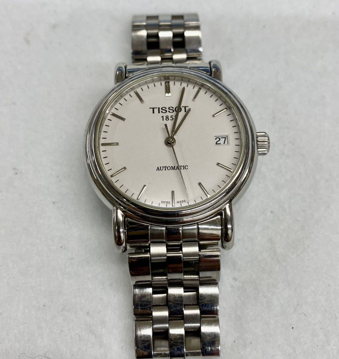 TISSOT ティソ AUTOMATIC 自動巻き メンズ 腕時計 裏スケルトン