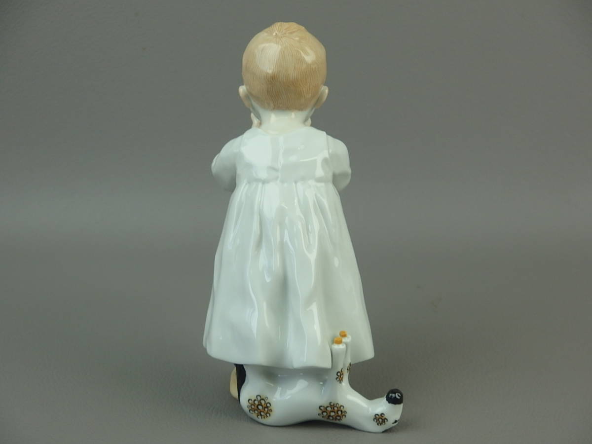 骨董 西洋人形 マイセン Meissen ヘンチェルの子供シリーズ ブルー