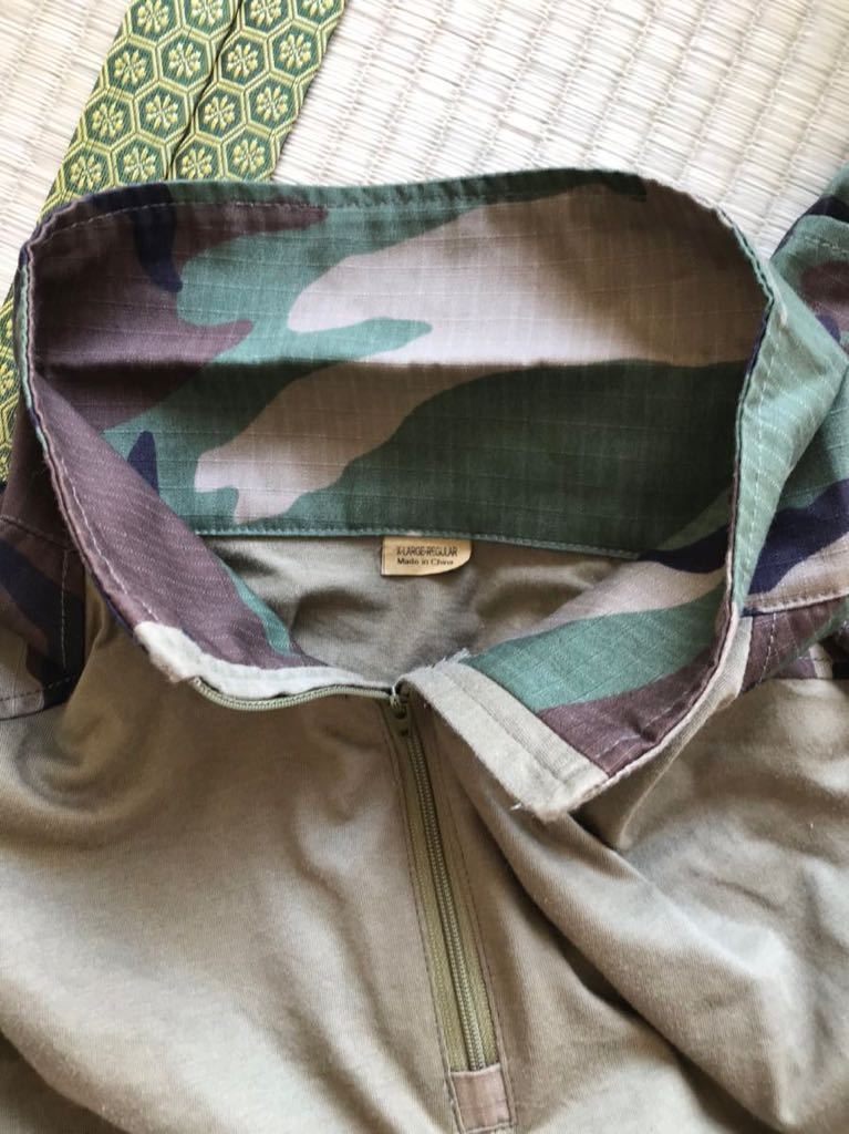 エマーソン G3タイプ コンバット シャツ xlサイズ+G3コンバット パンツ 36wウッドランド迷彩 crye precision logo 付きDELTA MARSOC