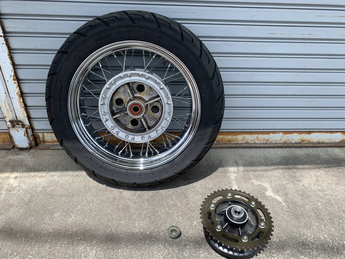  KAWASAKI ゼファー1100 RS スポークホイール リア(リア)｜売買されたオークション情報、yahooの商品情報をアーカイブ公開 - オークファン カワサキ用