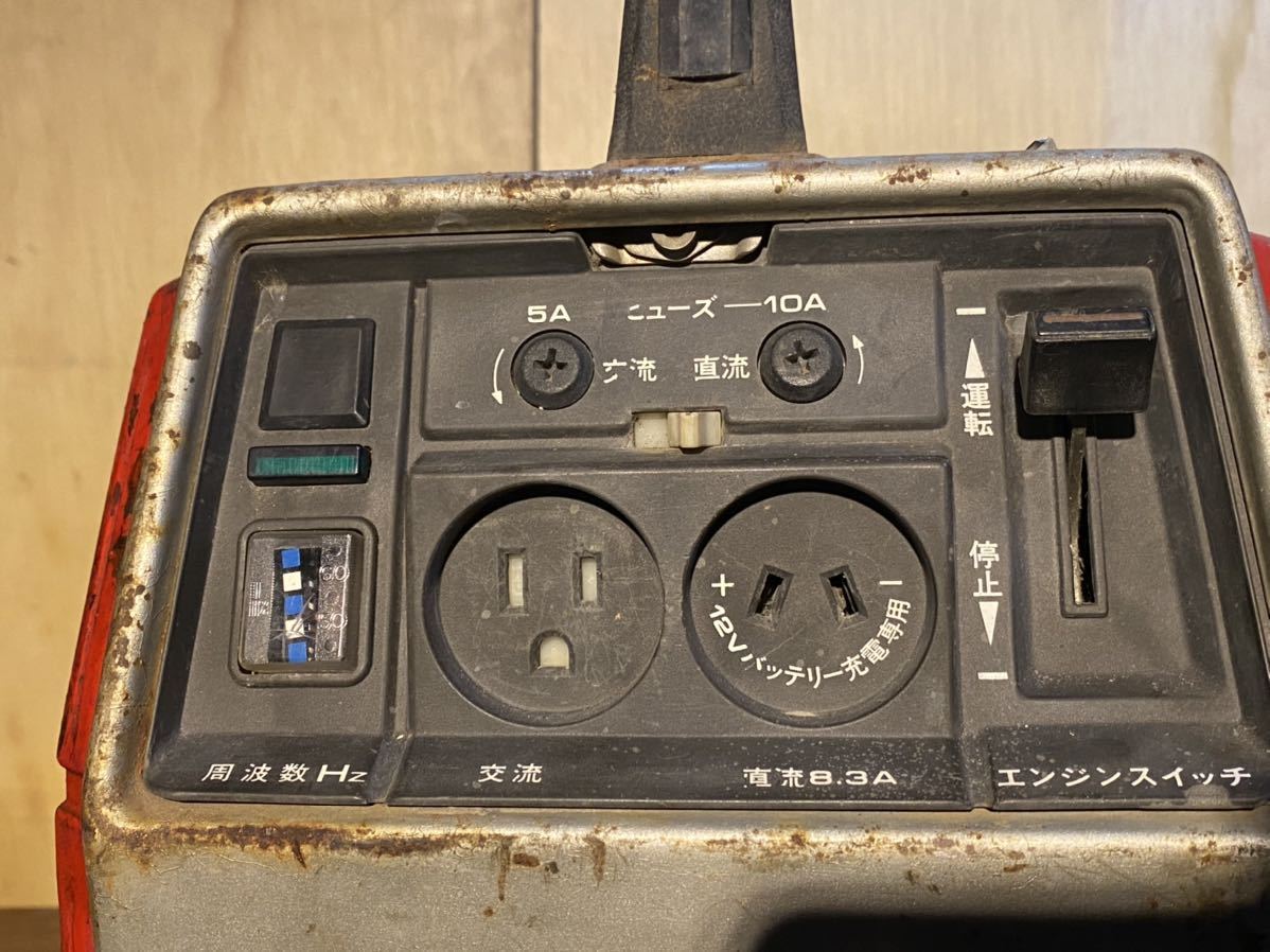 確認動画】 6058 発電機 HONDA DENTA GENERATOR EM400 未確認 現状品