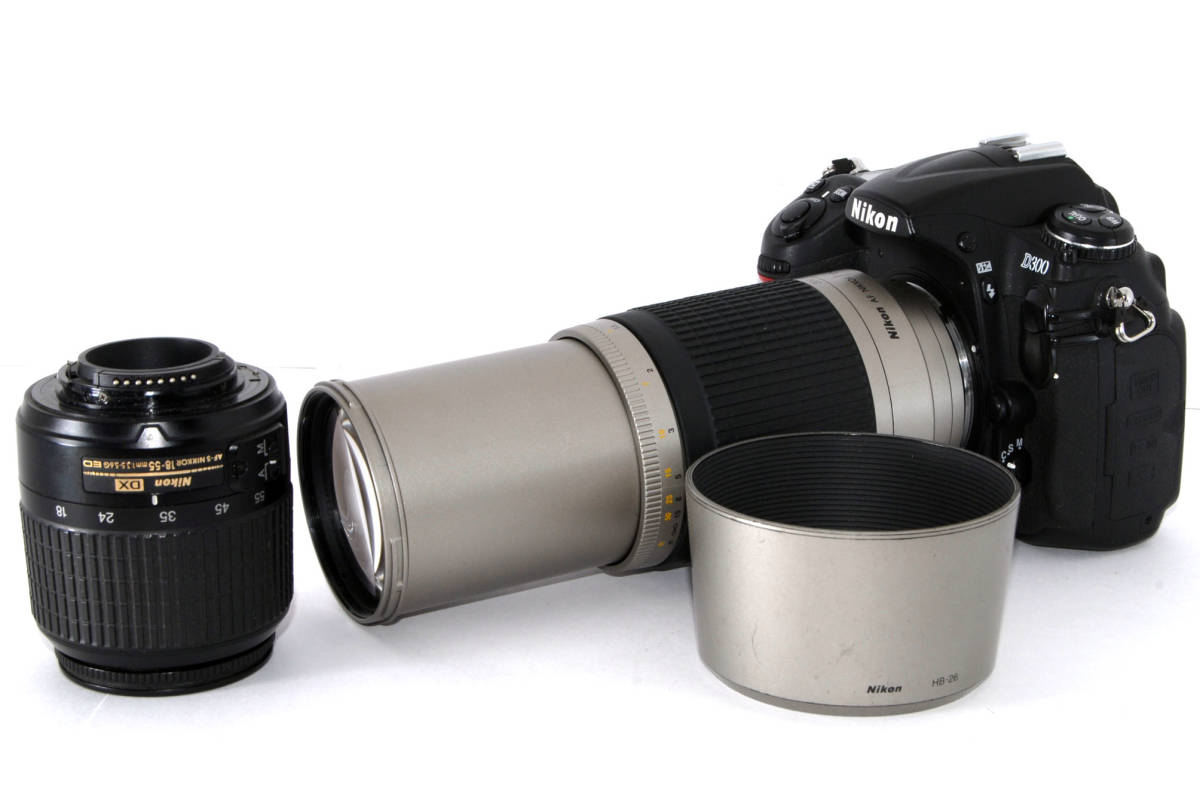 ◇初心者入門＆付属品多数◇ NIKON ニコン D300 純正＆超望遠Wズーム 