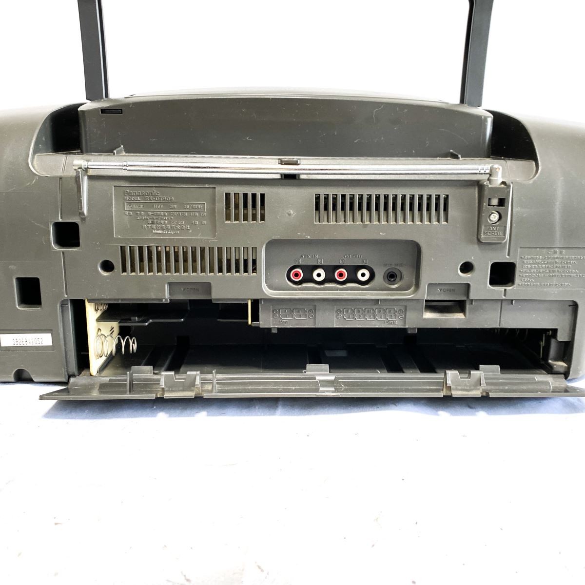 音出しOK】Panasonic RX-DT909 パナソニック バブルラジカセ 黒 コブラ  